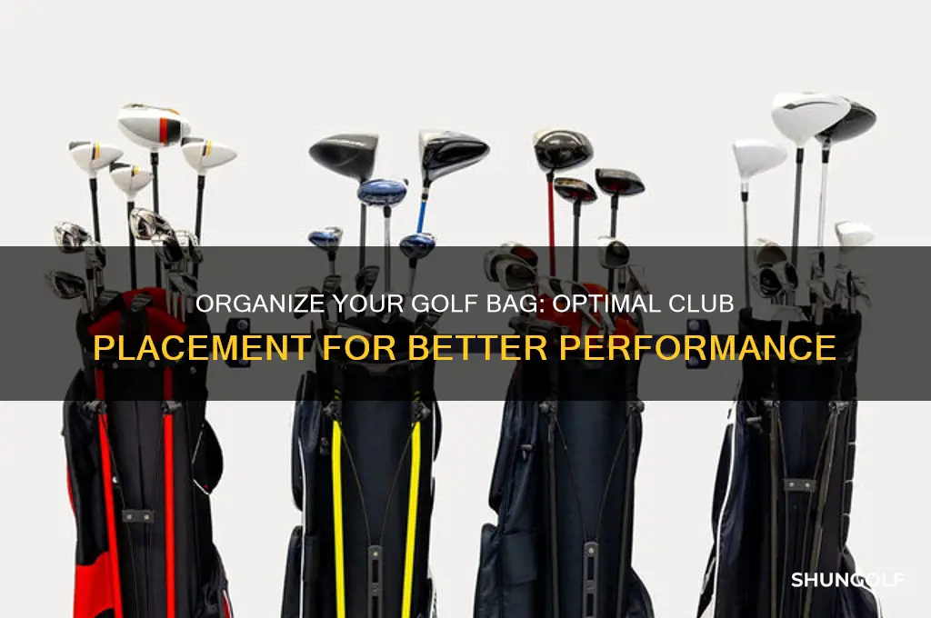 where should clubs go in a golf bag