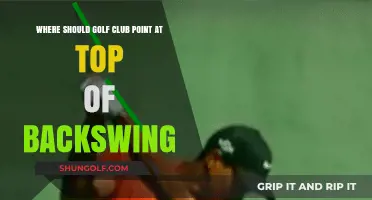 Mastering the Backswing: Ideal Golf Club Position at the Top
