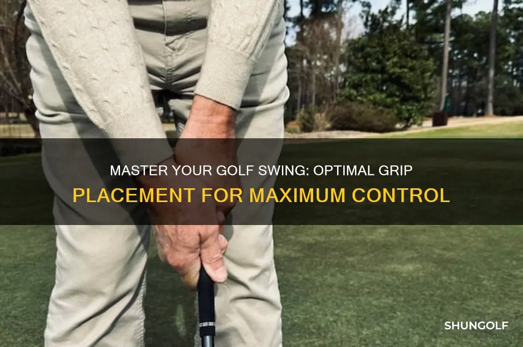where should i grip the golf club