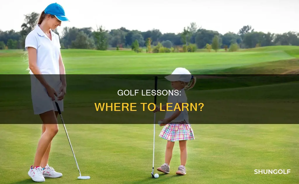 where should i take golf lessons