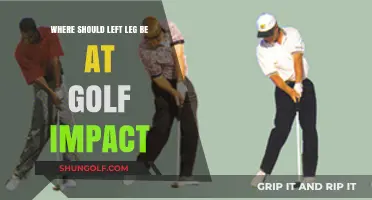 Perfecting Golf Impact: Optimal Left Leg Position for Maximum Power