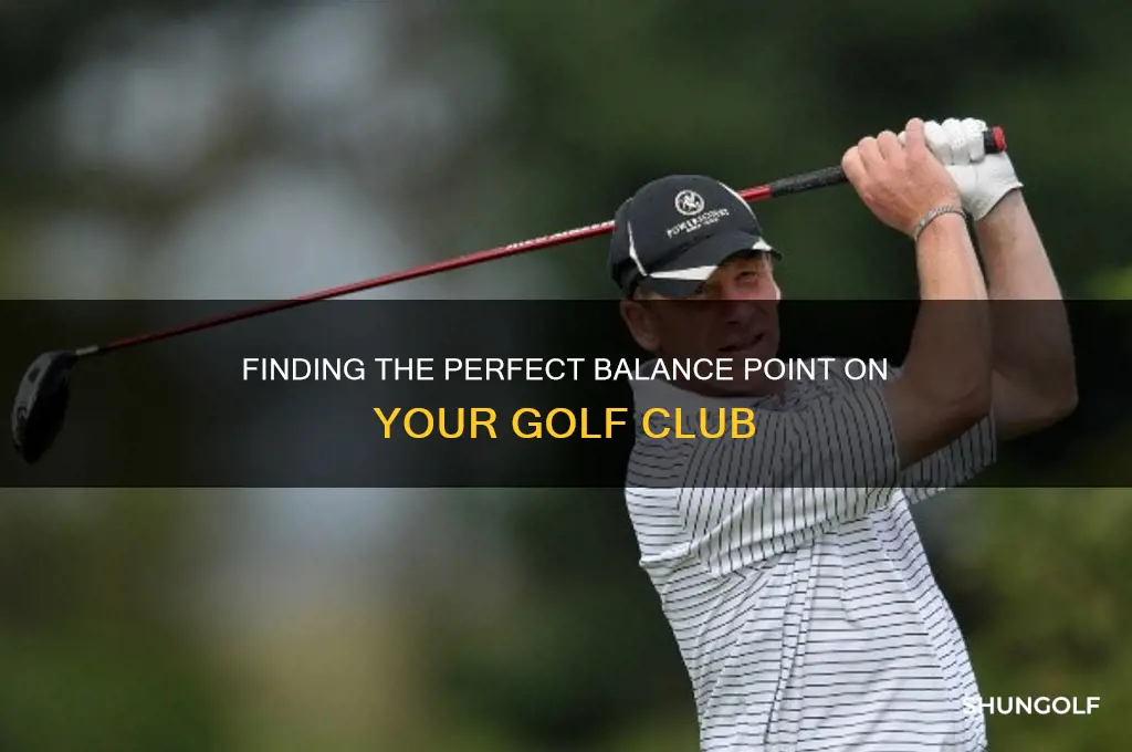 where should the balance point be on a golf club
