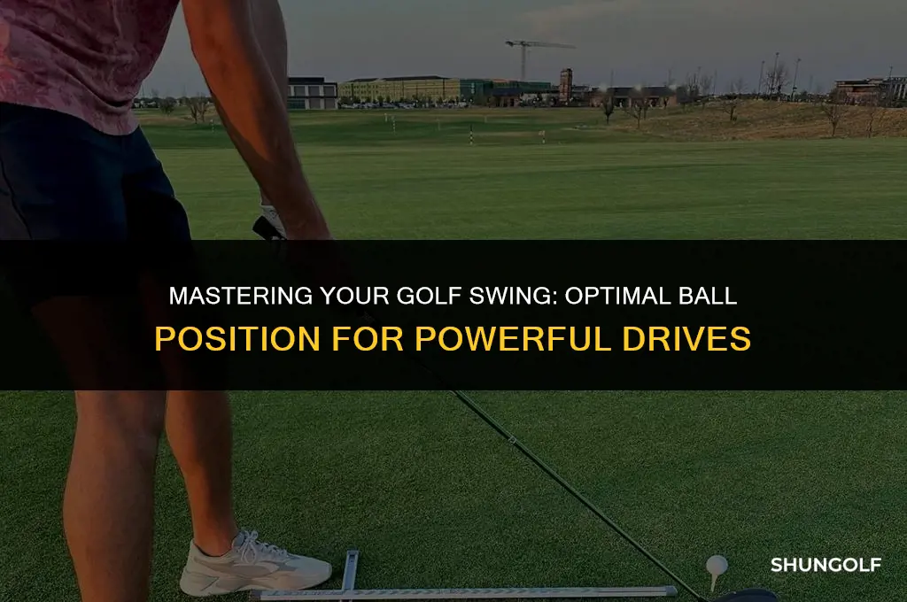 where should the golf bsll br on your drives