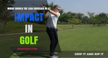Perfecting Golf Impact: Optimal Lead Shoulder Position for Maximum Power