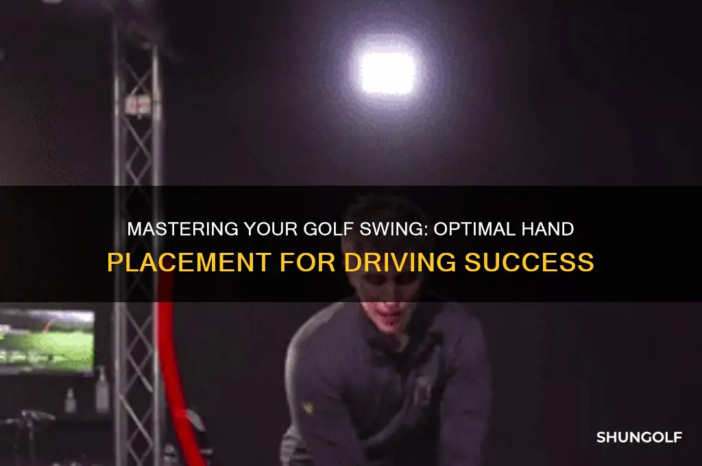 where should your hands be when driving golf