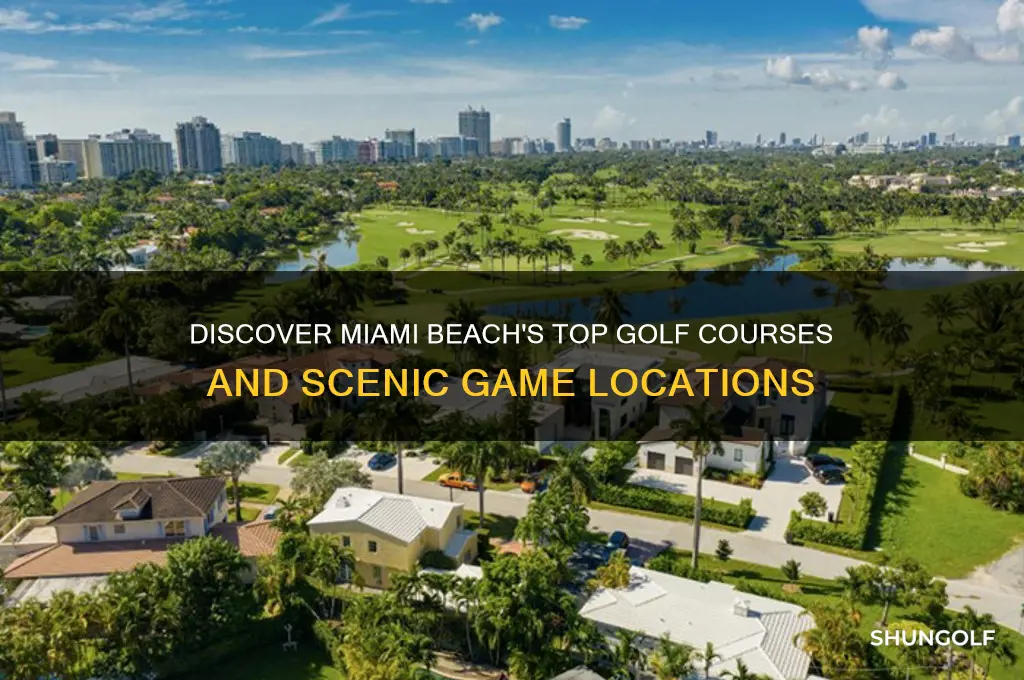 where the golf games take place in miami beach