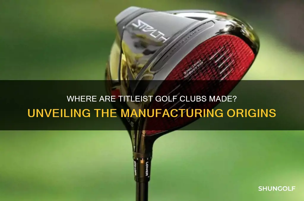 where titleist golf clubs are made