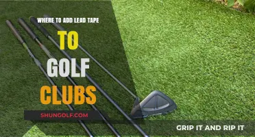 Strategic Lead Tape Placement: Enhancing Golf Club Performance and Swing Control