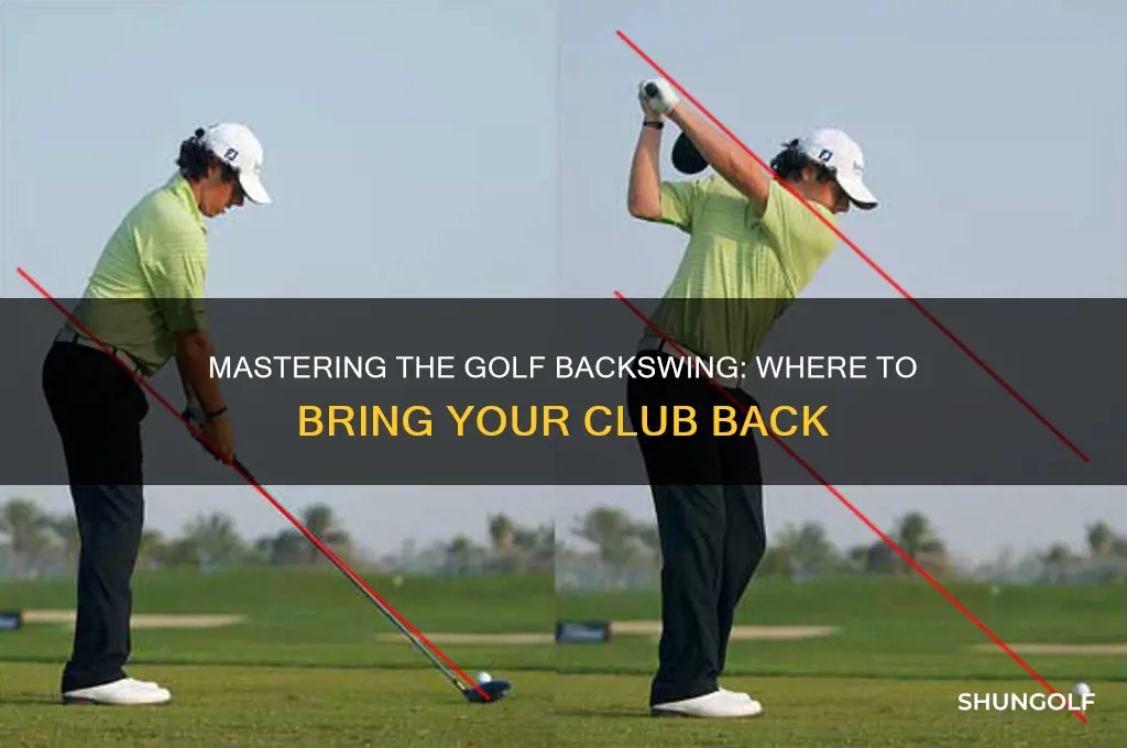 where to bring the golf club back