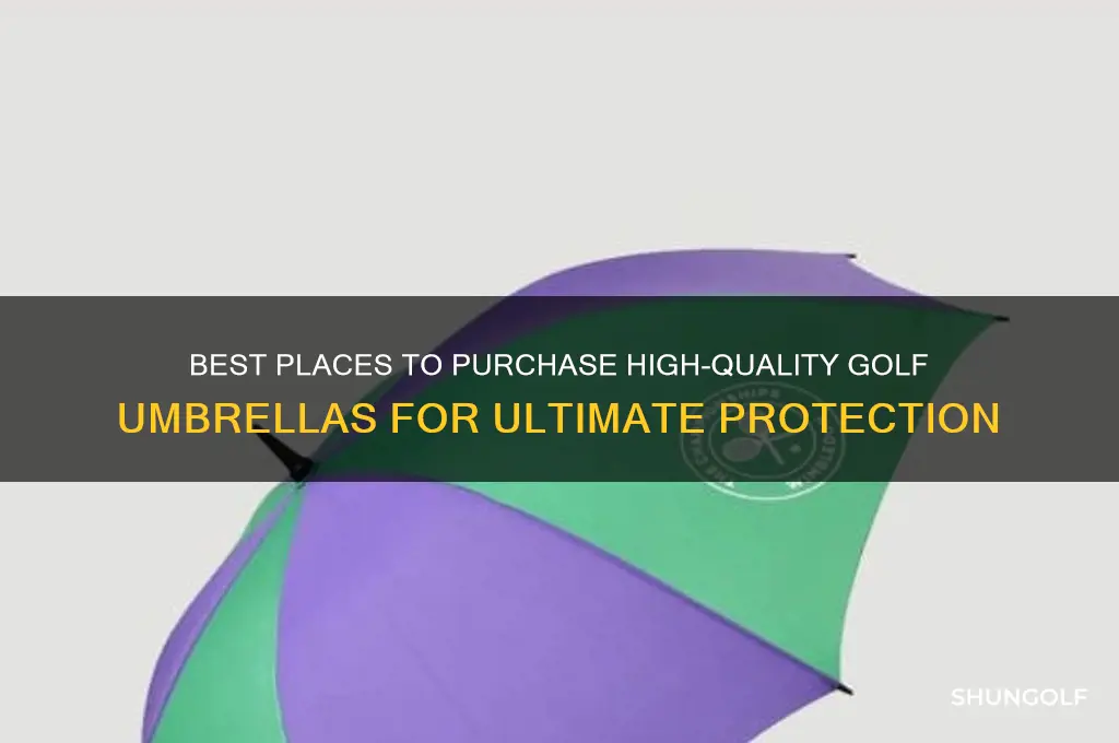 where to buy a golf umbrella