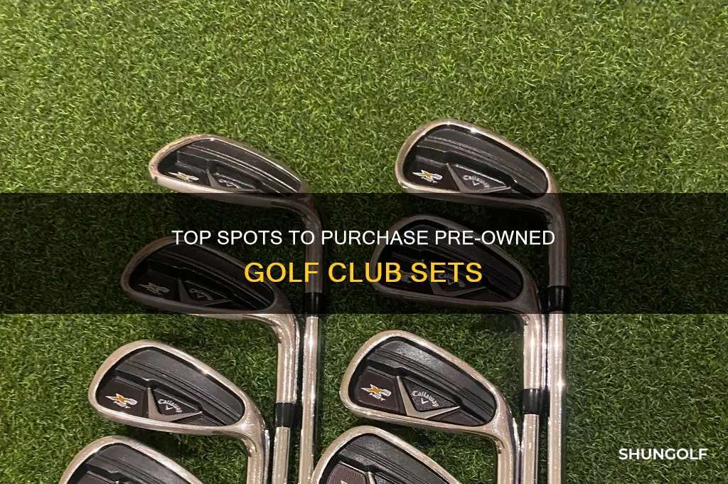 where to buy a used golf club set