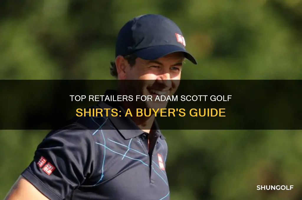 where to buy adam scott golf shirts