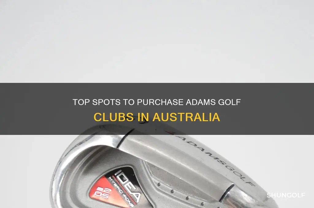 where to buy adams golf clubs in australia