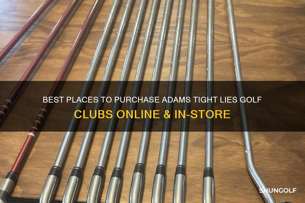 where to buy adams tight lies golf clubs