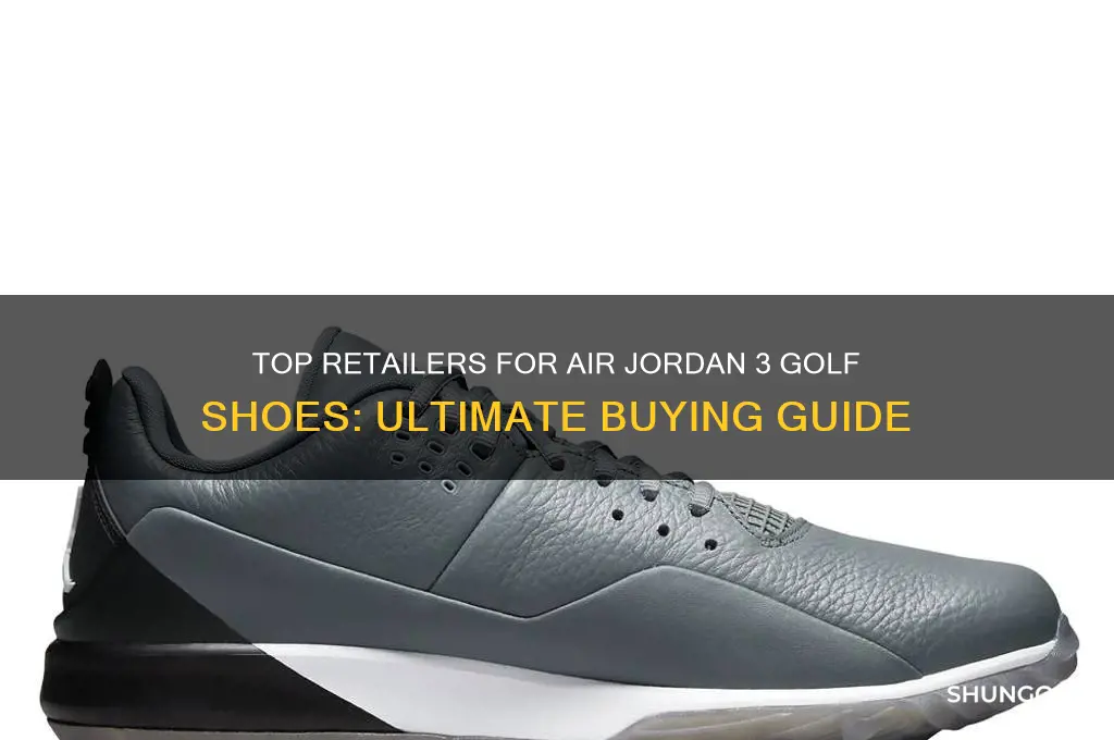 where to buy air jordan 3 golf
