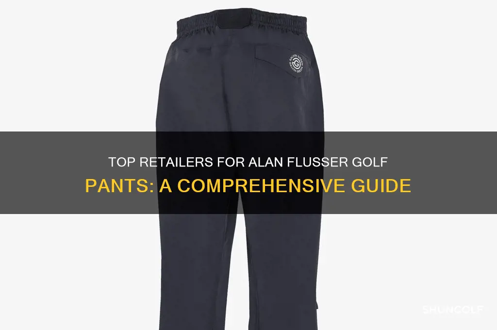 where to buy alan flusser golf pants