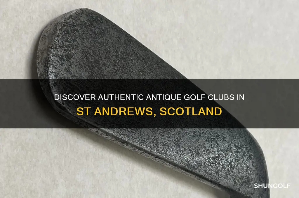 where to buy antique golf clubs in st andrews scotland