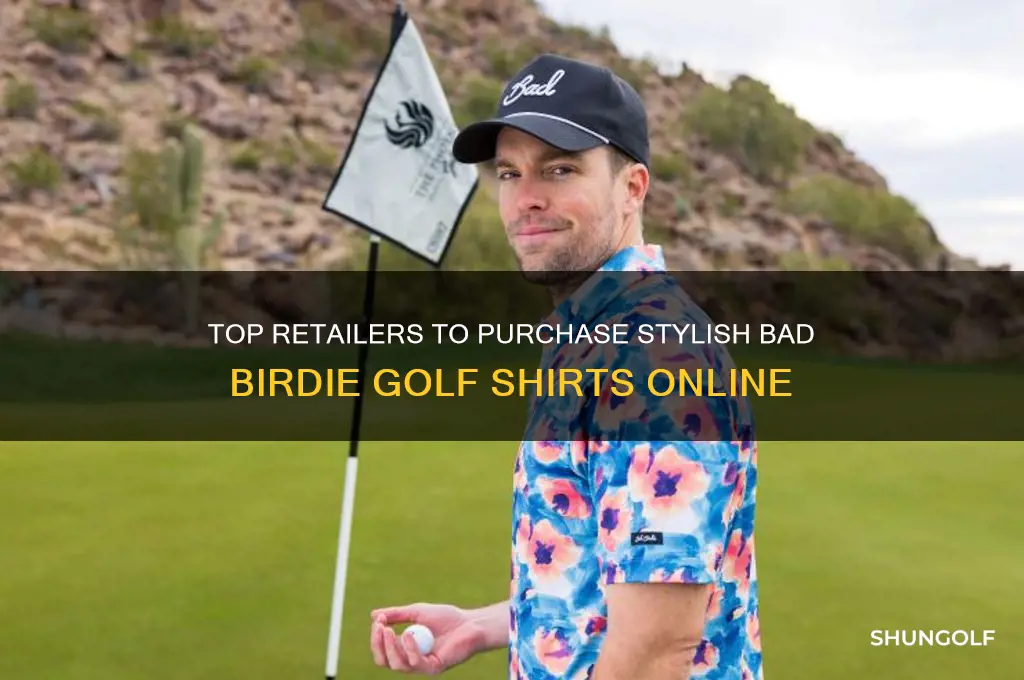 where to buy bad birdie golf shirts