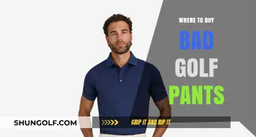 Where to Find the Best Deals on Bad Golf Pants