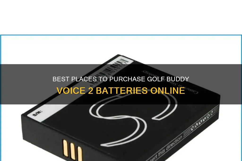 where to buy battery for golf buddy voice 2