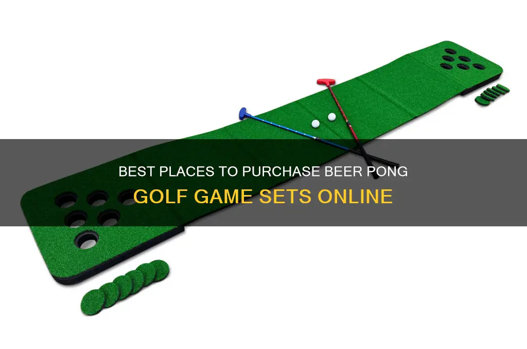 where to buy beer pong golf game