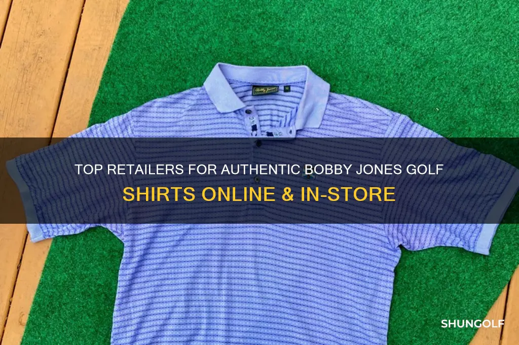 where to buy bobby jones golf shirts