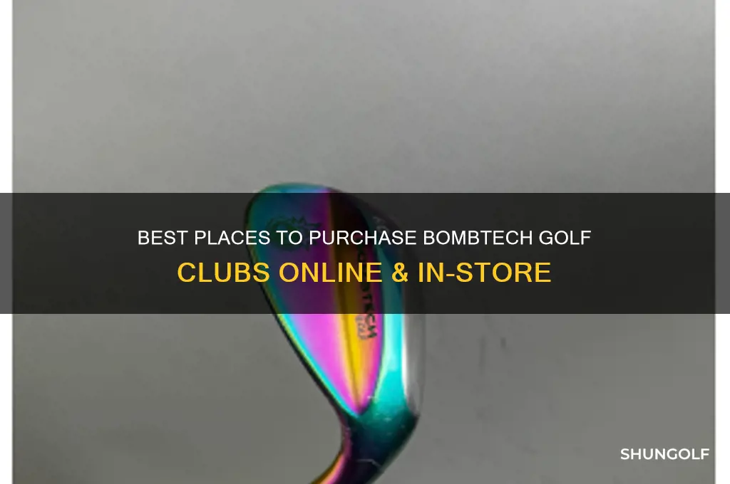 where to buy bombtech golf clubs