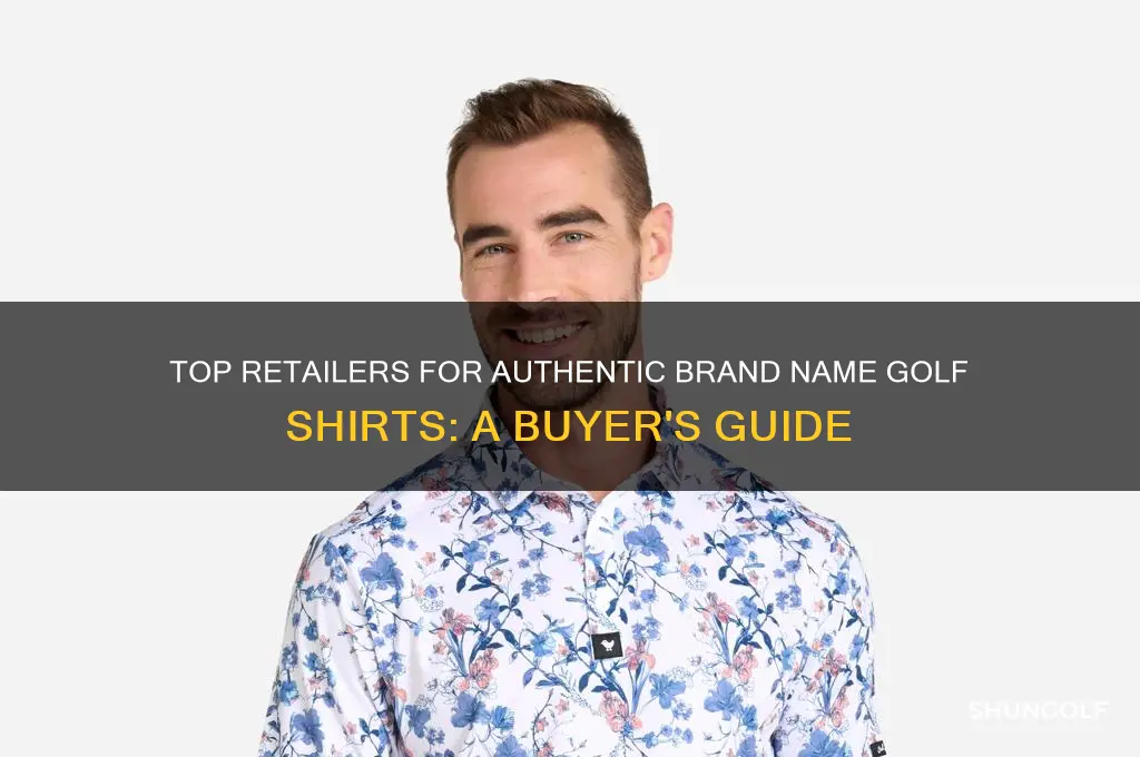 where to buy brand name golf shirts