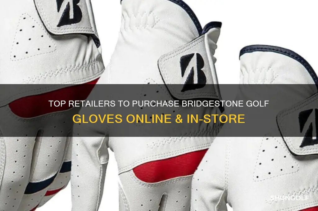 where to buy bridgestone golf gloves