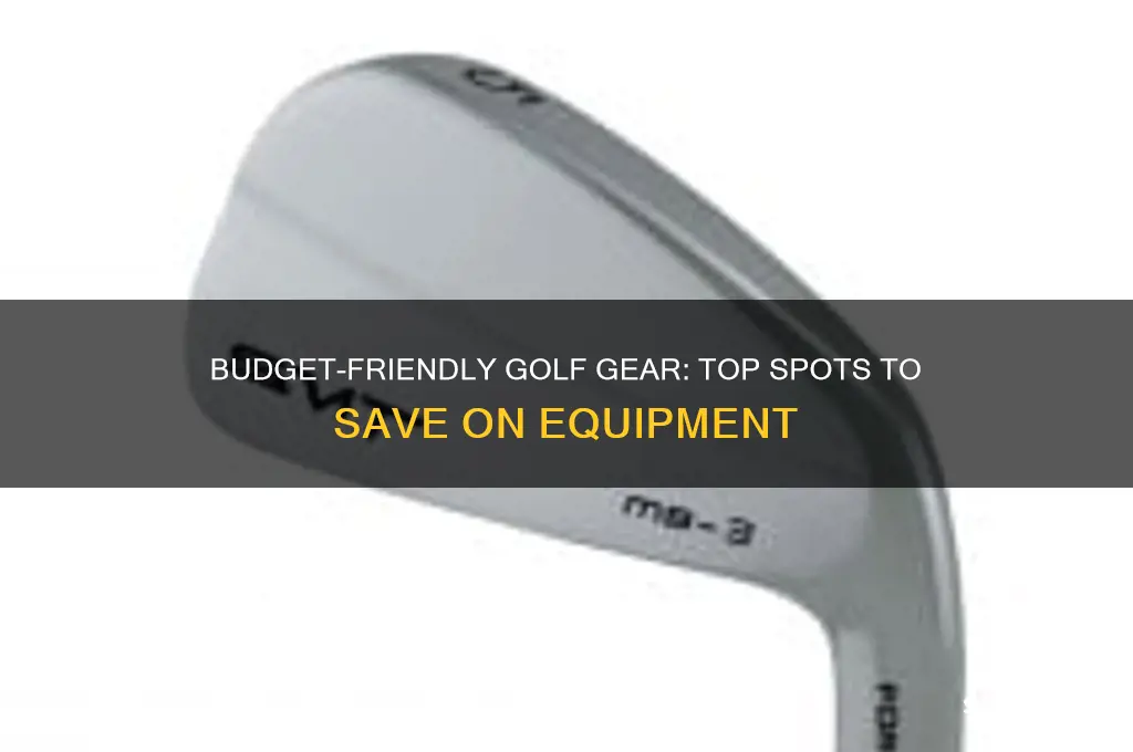 where to buy cheap golf gear