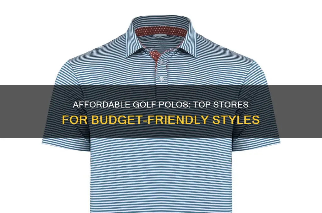 where to buy cheap golf polos