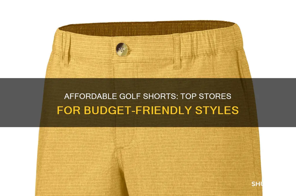 where to buy cheap golf shorts