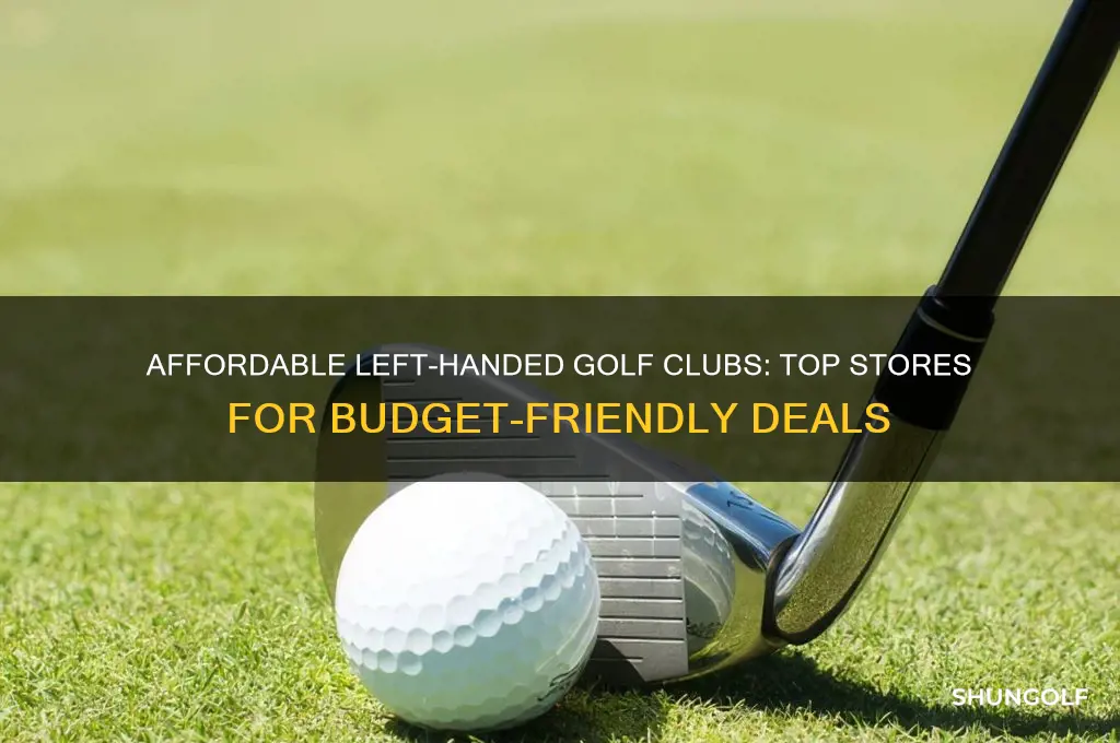 where to buy cheap left handed golf clubs