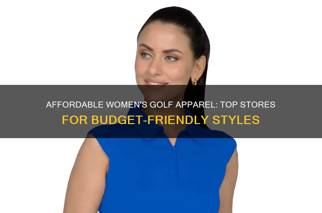where to buy cheap womens golf clothes