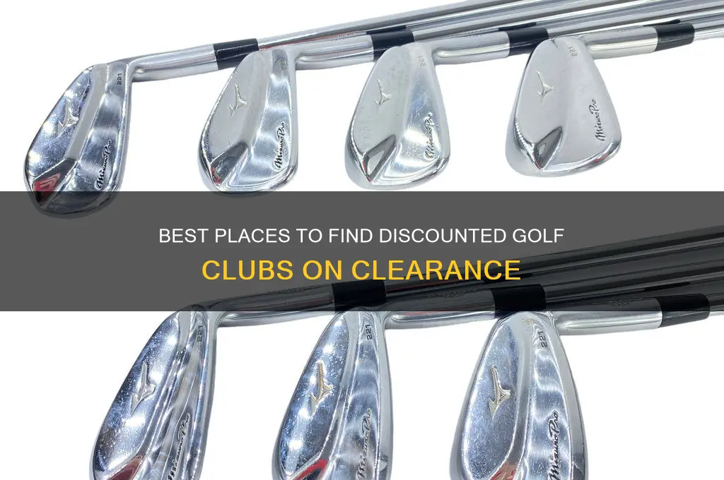 where to buy clearance golf clubs