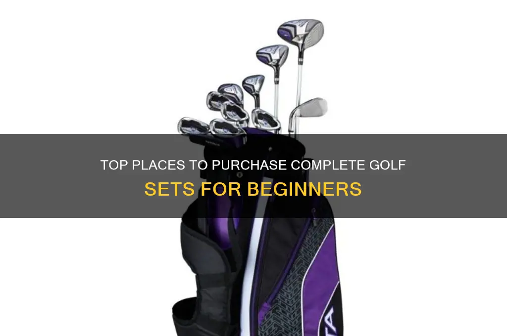 where to buy complete golf sets