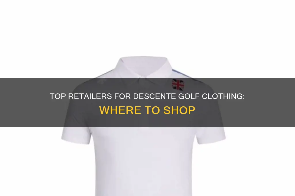 where to buy descente golf clothing