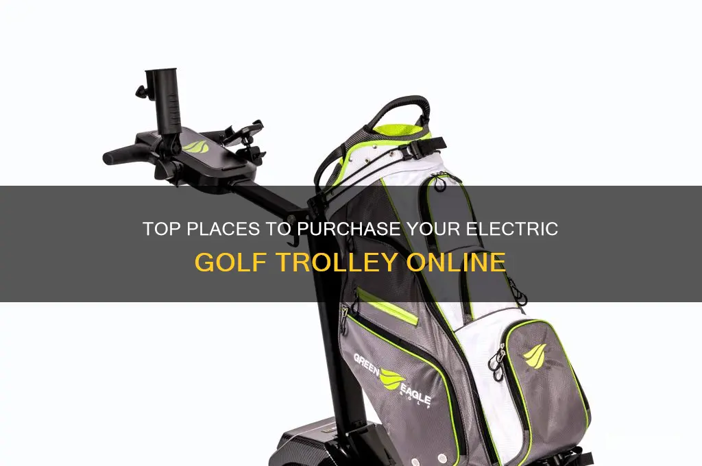 where to buy electric golf trolley