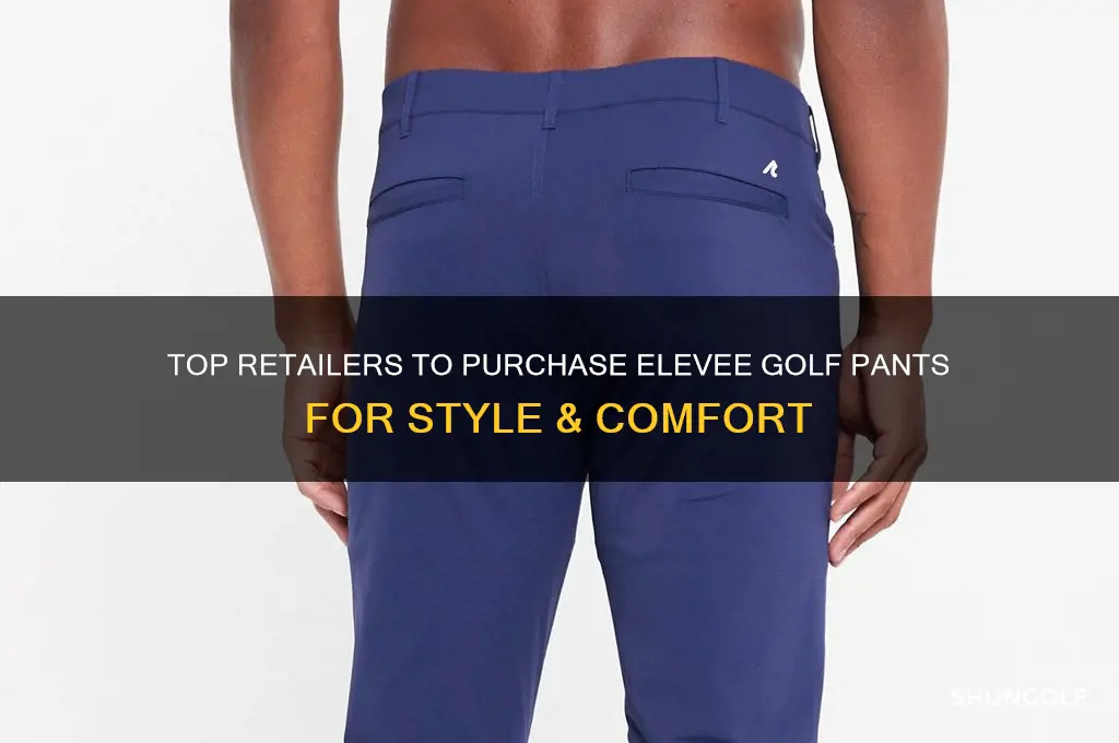 where to buy elevee golf pants