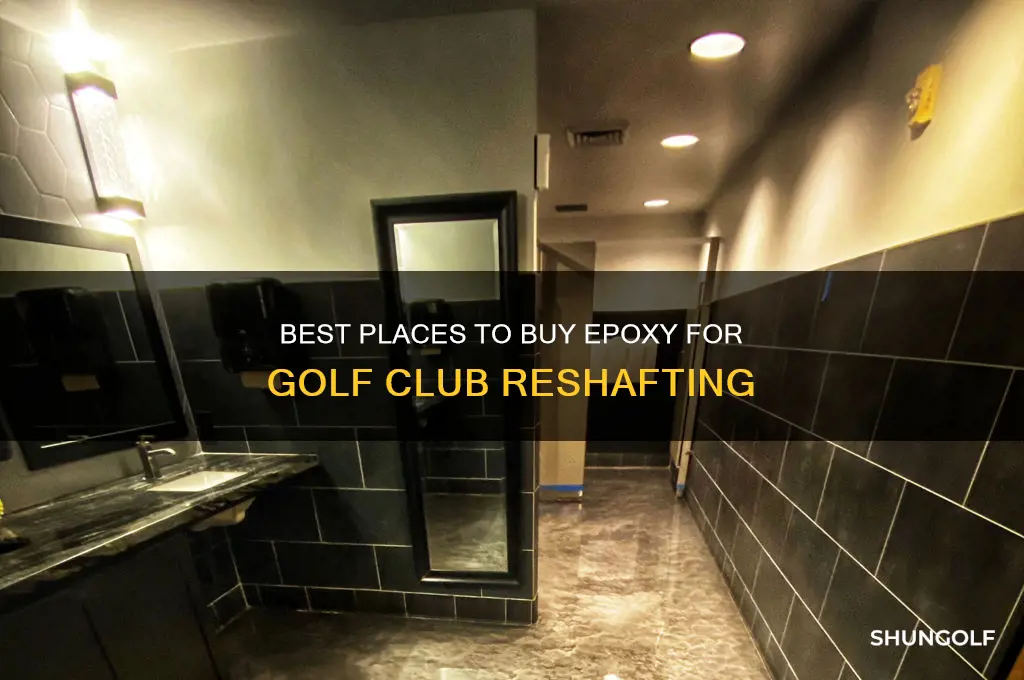 where to buy epoxy to reshaft golf clubs