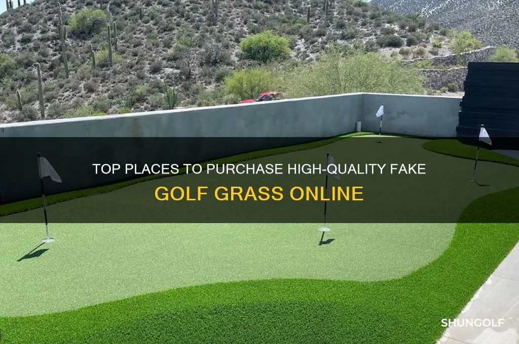 where to buy fake golf grass
