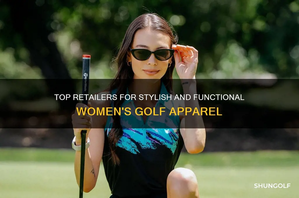 where to buy female golf clothes