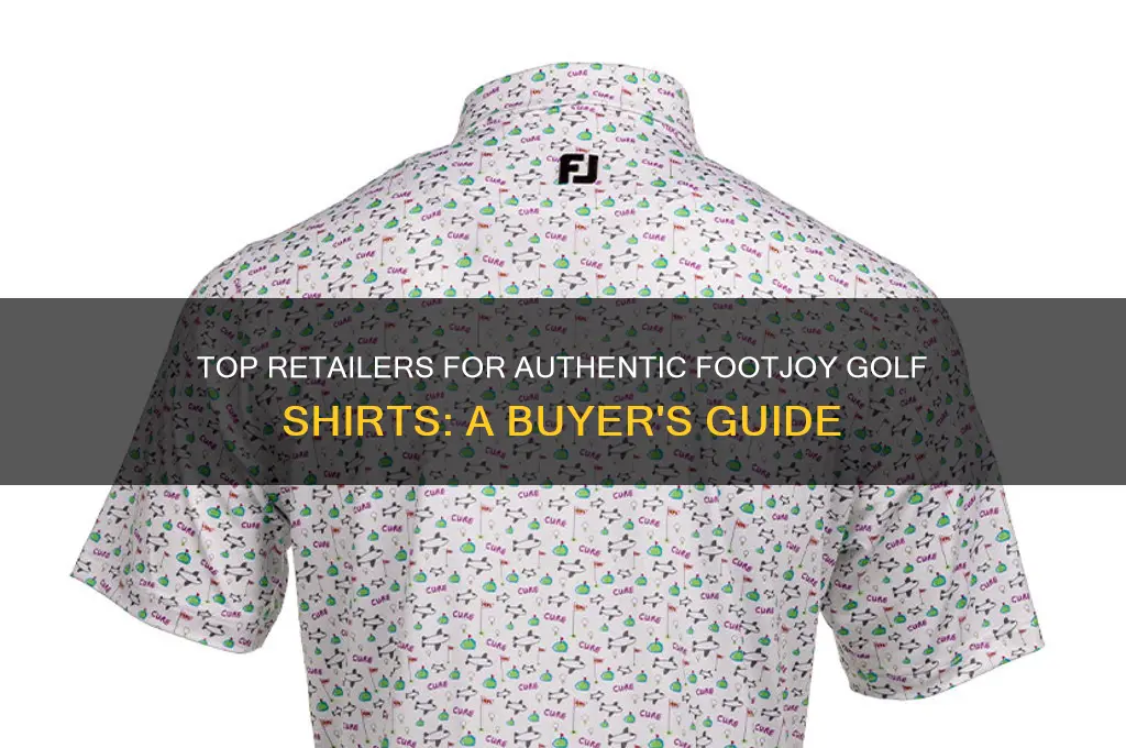 where to buy footjoy golf shirts