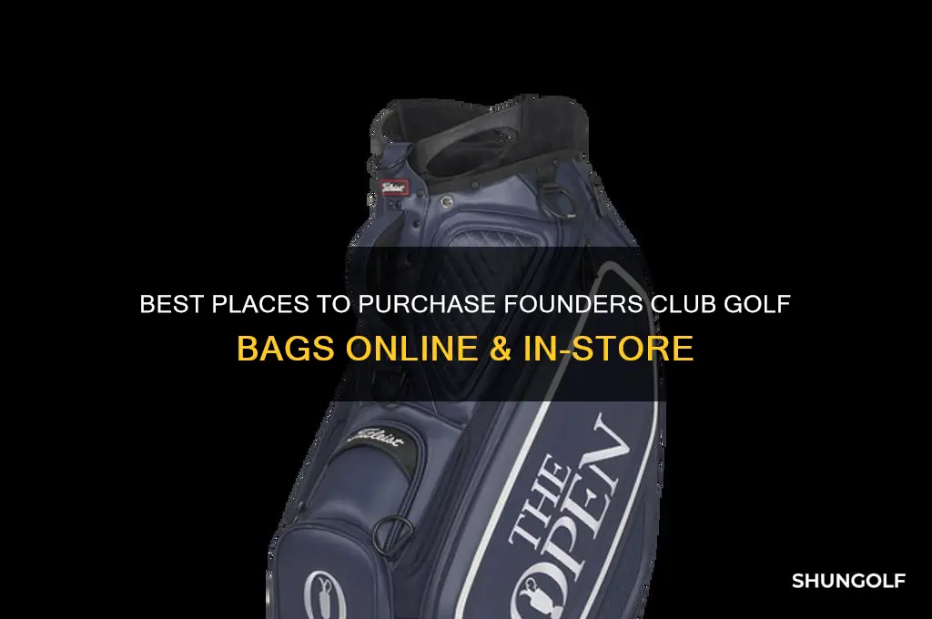 where to buy founders club golf bag
