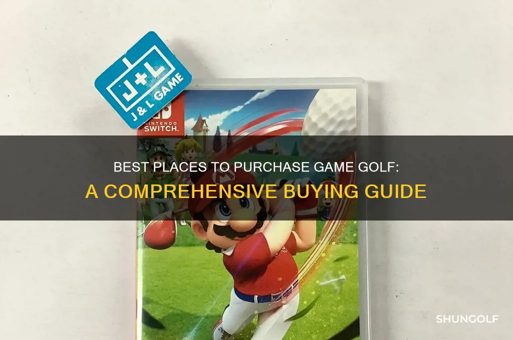 where to buy game golf