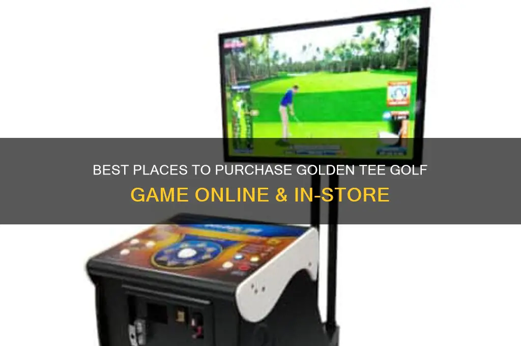 where to buy golden tee golf game