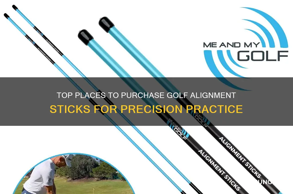 where to buy golf alignment sticks