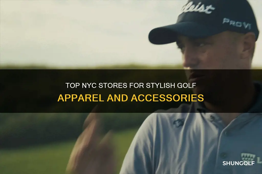 where to buy golf apparel in nyc