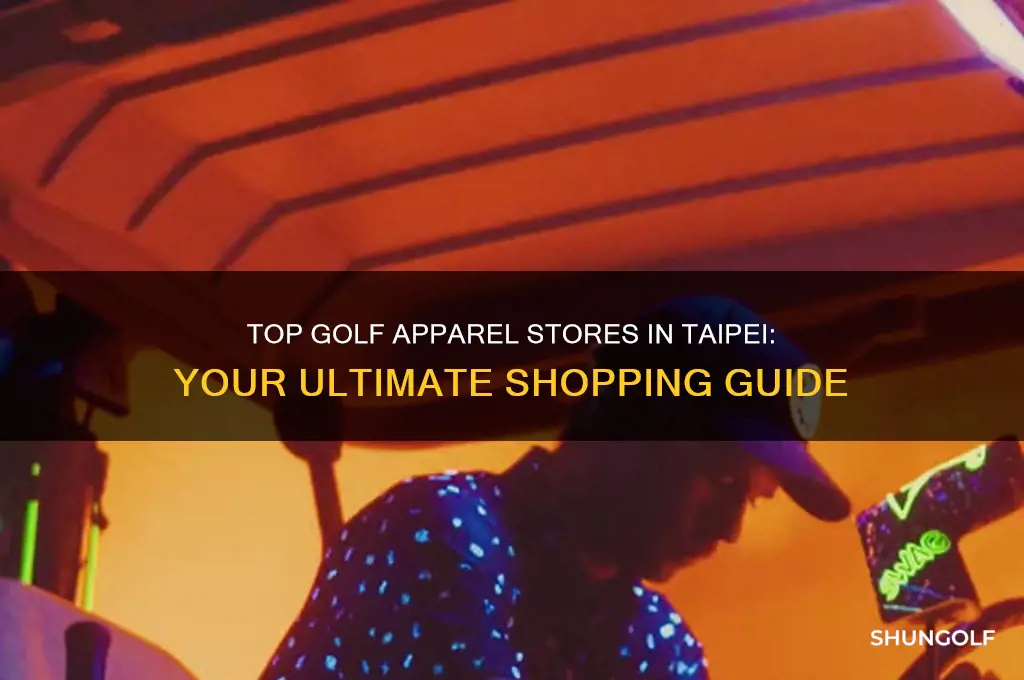 where to buy golf apparel in taipei