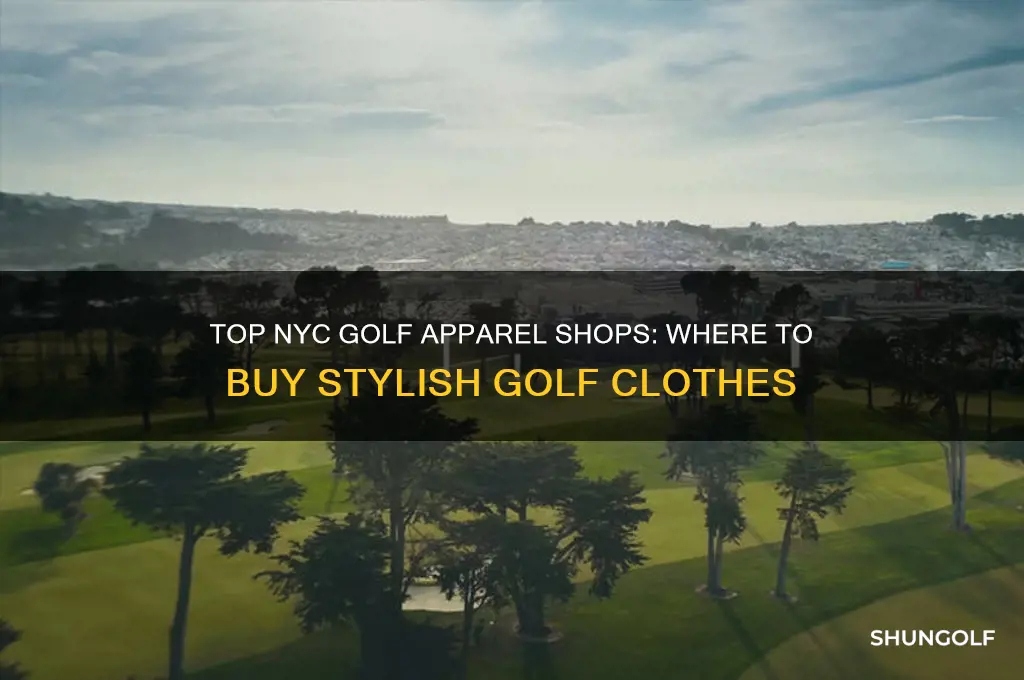 where to buy golf clothes nyc